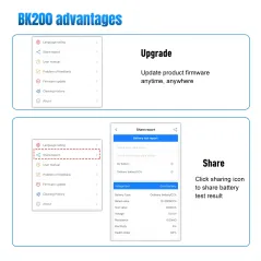 Miernik baterii Konnwei BK200