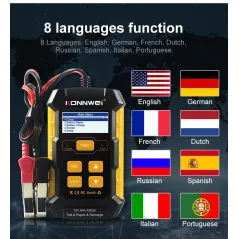 Miernik baterii Konnwei KW510