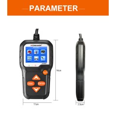 Miernik baterii Konnwei KW650