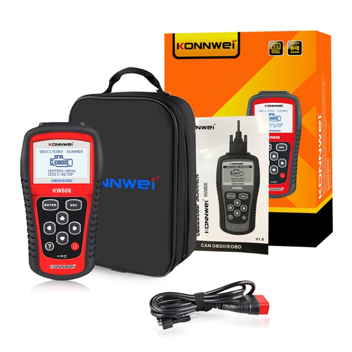 Miernik diagnostyczny, skaner OBD2 Konnwei KW808 Miernik diagnostyczny, skaner OBD2 Konnwei KW808