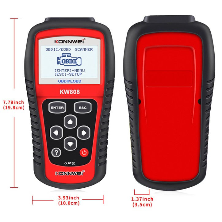 Miernik diagnostyczny, skaner OBD2 Konnwei KW808 Miernik diagnostyczny, skaner OBD2 Konnwei KW808