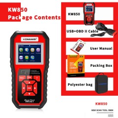 Miernik diagnostyczny, skaner OBD2 Konnwei KW850