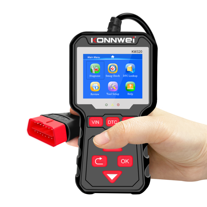 Miernik diagnostyczny, skaner OBD2 Konnwei KW320 Miernik diagnostyczny, skaner OBD2 Konnwei KW320