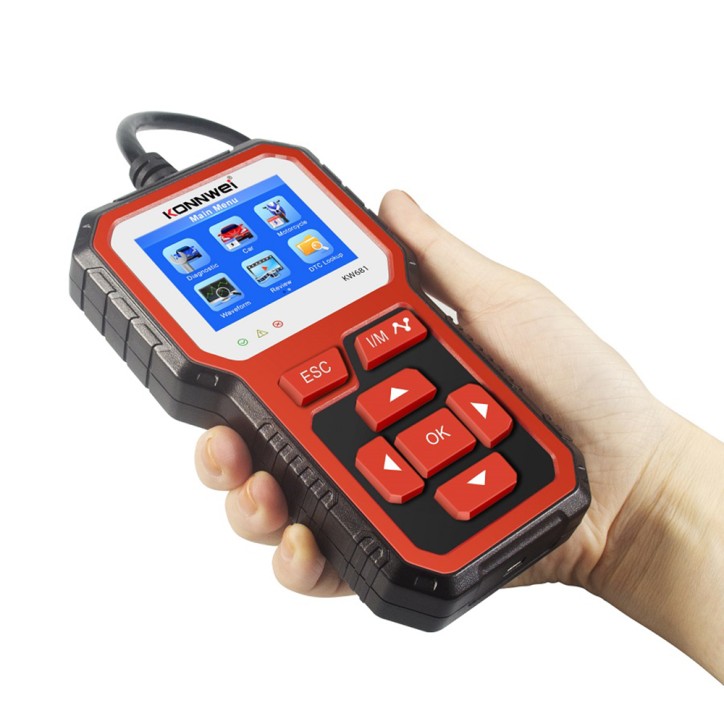 Miernik diagnostyczny, skaner OBD2, tester baterii Konnwei KW681 Miernik diagnostyczny, skaner OBD2, tester baterii Konnwei KW681