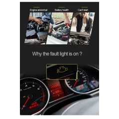 Miernik diagnostyczny, skaner OBD2, tester baterii Konnwei KW681