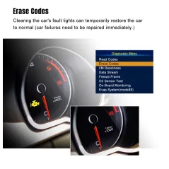 Miernik diagnostyczny, skaner OBD2, tester baterii Konnwei KW681