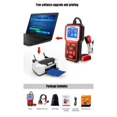 Miernik diagnostyczny, skaner OBD2, tester baterii Konnwei KW681