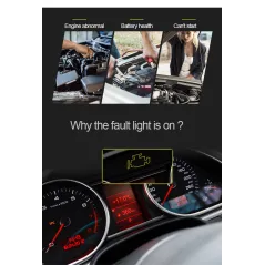 Miernik diagnostyczny, skaner OBD2, tester baterii Konnwei KW870