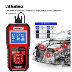 Miernik diagnostyczny, skaner OBD2, tester baterii Konnwei KW870