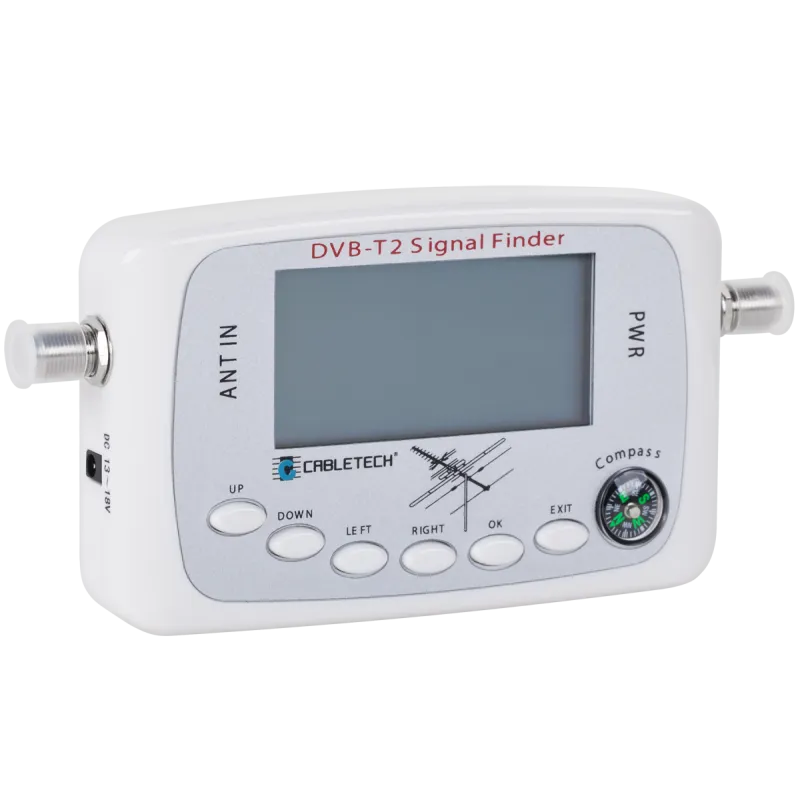 Miernik DVB-T/T2 z wyświetlaczem i kompasem Miernik DVB-T/T2 z wyświetlaczem i kompasem