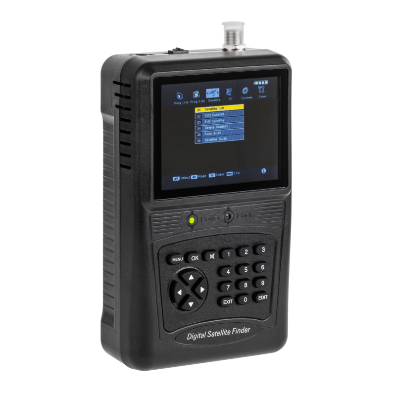 Miernik Sat-Finder z kolorowym ekranem 3,5"