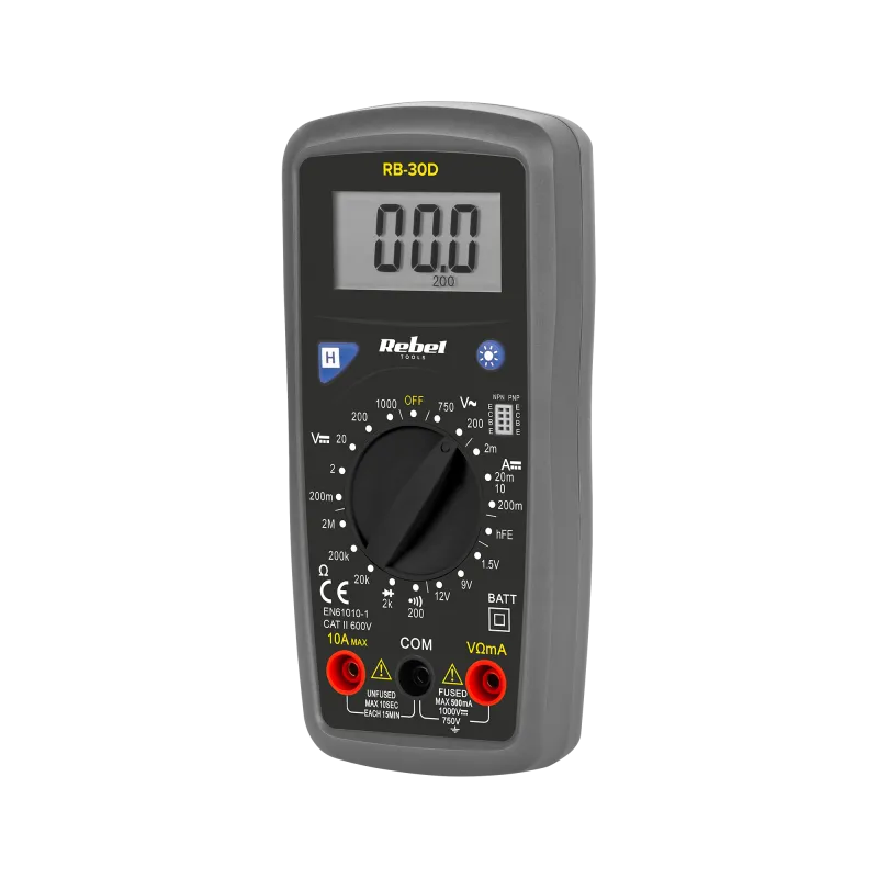 Miernik uniwersalny REBEL RB-30D Miernik uniwersalny REBEL RB-30D