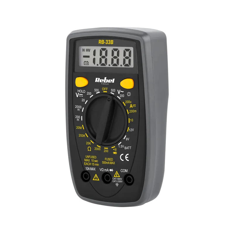 Miernik uniwersalny REBEL RB-33B Miernik uniwersalny REBEL RB-33B