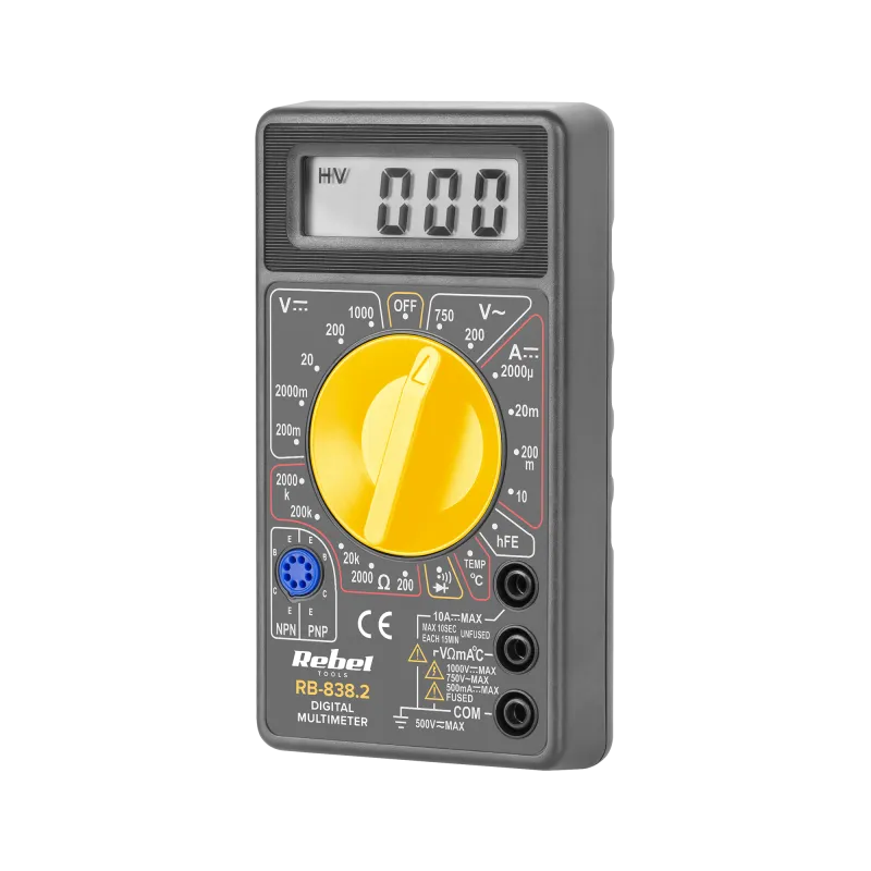 Miernik uniwersalny REBEL RB838 v.2 Miernik uniwersalny REBEL RB838 v.2