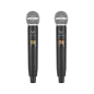 Mikrofon bezprzewodowy dwukanałowy UHF Azusa JU-822 Mikrofon bezprzewodowy dwukanałowy UHF Azusa JU-822