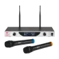 Mikrofon bezprzewodowy UHF Azusa dwukanałowy SE-2022
