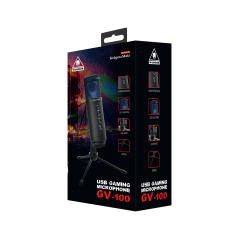 Mikrofon gamingowy / vlogerowy na USB Kruger&Matz Warrior GV-100