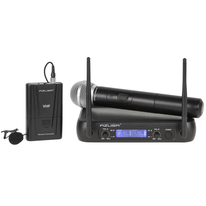 Mikrofon VHF 2 kanały WR-358LD (1 x mik. do ręki + 1x klip) Mikrofon VHF 2 kanały WR-358LD (1 x mik. do ręki + 1x klip)