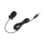 Mikrofon z klipem na kablu jack 3,5mm 2m