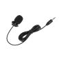 Mikrofon z klipem na kablu jack 3,5mm 2m Mikrofon z klipem na kablu jack 3,5mm 2m