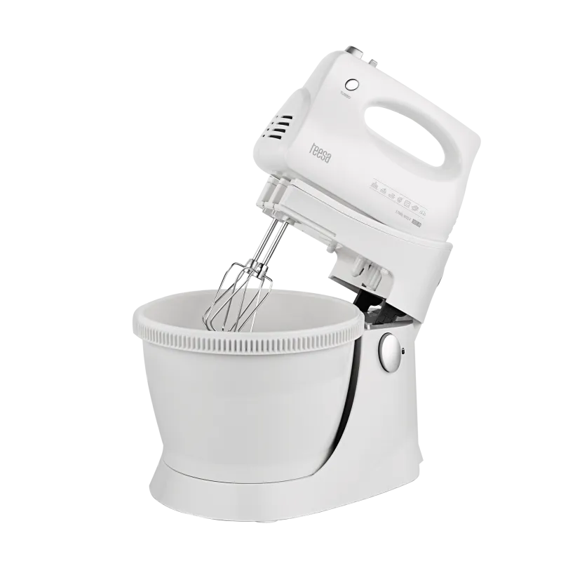 Mikser ręczny z misą obrotową 300W