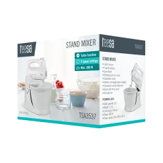 Mikser ręczny z misą obrotową 300W