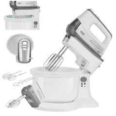 Mikser ręczny z misą obrotową 500W