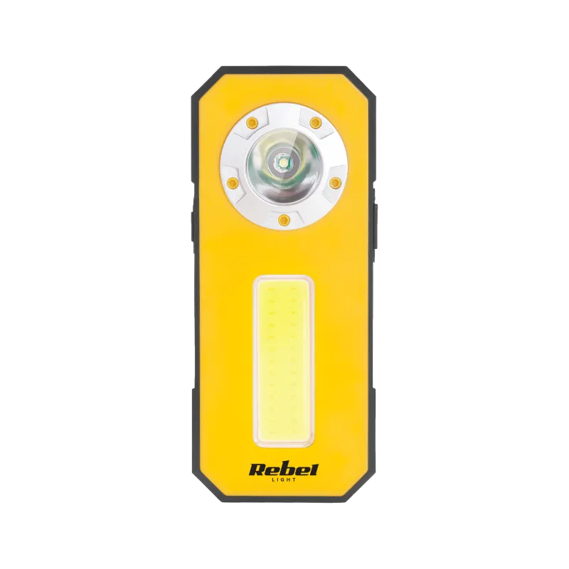 Mini akumulatorowa lampa warsztatowa (3W COB + 3W LED) Mini akumulatorowa lampa warsztatowa (3W COB + 3W LED)