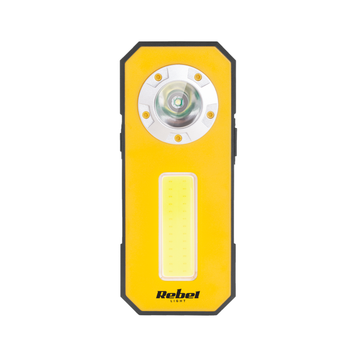 Mini akumulatorowa lampa warsztatowa (3W COB + 3W LED) Mini akumulatorowa lampa warsztatowa (3W COB + 3W LED)