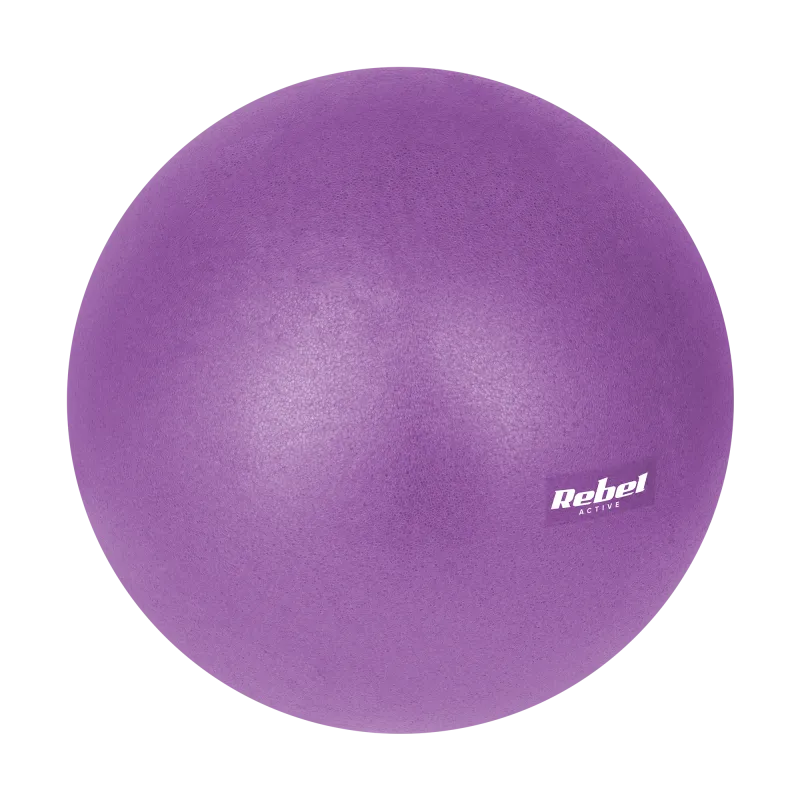Mini piłka gimnastyczna do pilates rehabilitacyjna 25cm, kolor fioletowy, REBEL ACTIVE Mini piłka gimnastyczna do pilates rehabilitacyjna 25cm, kolor fioletowy, REBEL ACTIVE