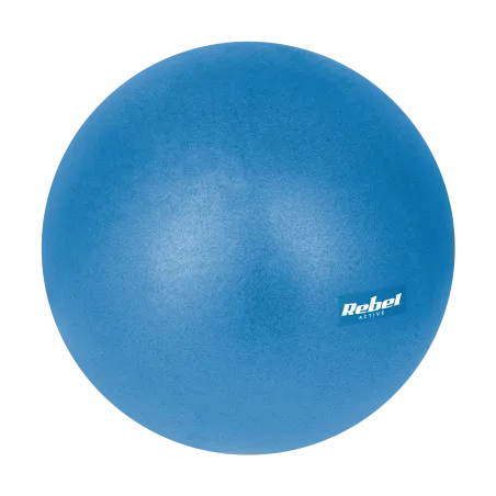 Mini piłka gimnastyczna do pilates rehabilitacyjna 25cm, kolor niebieski , REBEL ACTIVE