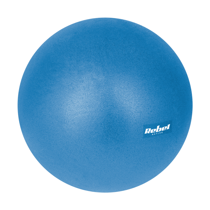 Mini piłka gimnastyczna do pilates rehabilitacyjna 25cm z pompką ręczną, kolor niebieski , REBEL ACTIVE Mini piłka gimnastyczna do pilates rehabilitacyjna 25cm z pompką ręczną, kolor niebieski , REBEL ACTIVE