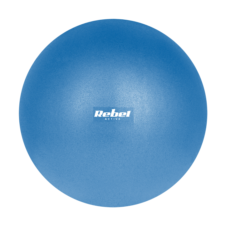 Mini piłka gimnastyczna do pilates rehabilitacyjna 25cm z pompką ręczną, kolor niebieski , REBEL ACTIVE Mini piłka gimnastyczna do pilates rehabilitacyjna 25cm z pompką ręczną, kolor niebieski , REBEL ACTIVE