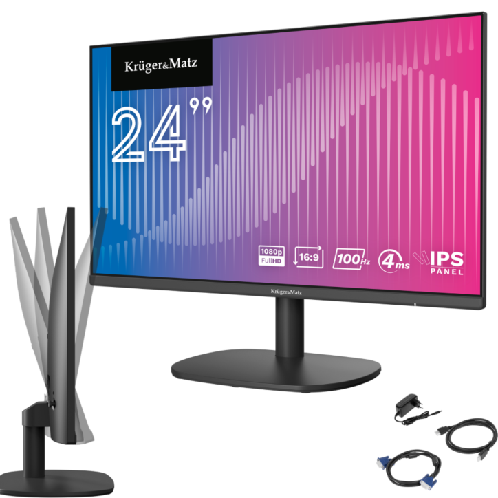 Monitor Kruger&Matz 24" 100Hz Monitor Kruger&Matz 24" 100Hz