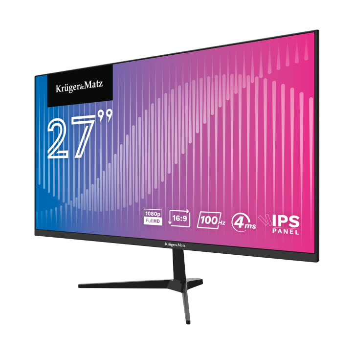 Monitor Kruger&Matz 27" 100Hz - KM9901-MT27 Monitor Kruger&Matz 27" 100Hz - KM9901-MT27