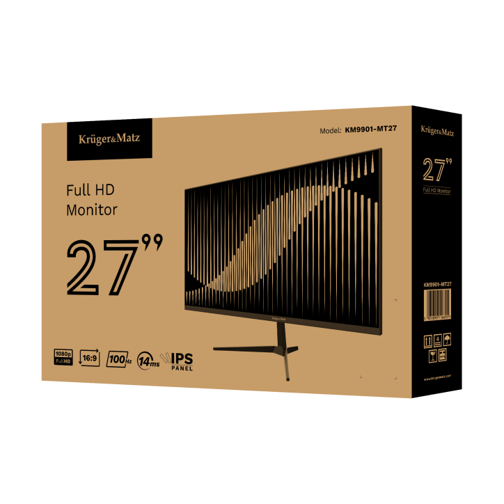 Monitor Kruger&Matz 27" 100Hz - KM9901-MT27 Monitor Kruger&Matz 27" 100Hz - KM9901-MT27
