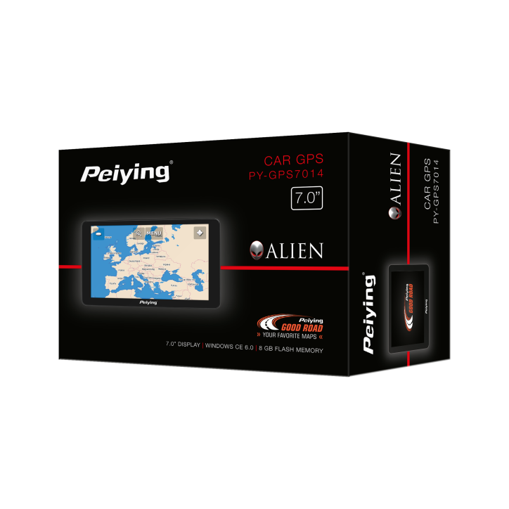 Nawigacja GPS Peiying Alien PY-GPS7014 + Mapa EU Nawigacja GPS Peiying Alien PY-GPS7014 + Mapa EU