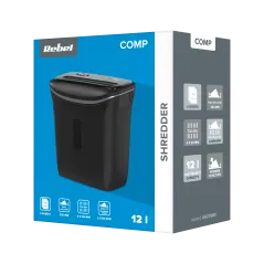 Niszczarka dokumentów REBEL z koszem 12 L