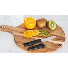 Nożyk do warzyw i owoców czarny