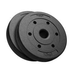 Obciążenie bitumiczne olimpijskie zestaw 2x10kg, otwór 51mm , REBEL ACTIVE
