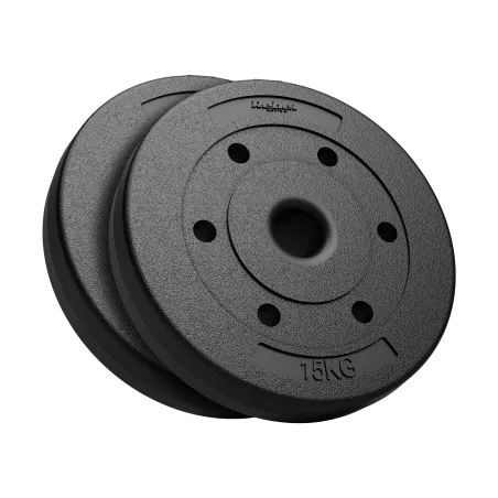 Obciążenie bitumiczne olimpijskie zestaw 2x15kg, otwór 51mm , REBEL ACTIVE