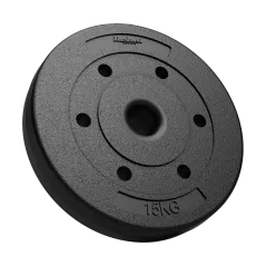 Zestaw obciążeń bitumicznych 2x15kg, otwór 51mm - do sztang olimpijskich, REBEL ACTIVE