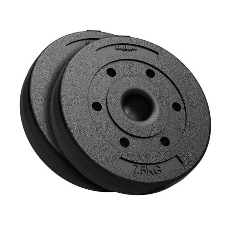 Obciążenie bitumiczne olimpijskie zestaw 2x7.5kg, otwór 51mm , REBEL ACTIVE