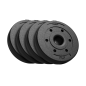 Zestaw obciążeń bitumicznych 4x5kg, otwór 51mm - do sztang olimpijskich, REBEL ACTIVE Zestaw obciążeń bitumicznych 4x5kg, otwór 51mm - do sztang olimpijskich, REBEL ACTIVE