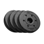 Obciążenie bitumiczne olimpijskie zestaw 4x5kg, otwór 51mm , REBEL ACTIVE Obciążenie bitumiczne olimpijskie zestaw 4x5kg, otwór 51mm , REBEL ACTIVE