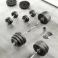 Zestaw obciążeń bitumicznych 4x5kg, otwór 51mm - do sztang olimpijskich, REBEL ACTIVE Zestaw obciążeń bitumicznych 4x5kg, otwór 51mm - do sztang olimpijskich, REBEL ACTIVE