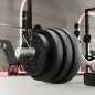 Zestaw obciążeń bitumicznych 4x5kg, otwór 51mm - do sztang olimpijskich, REBEL ACTIVE Zestaw obciążeń bitumicznych 4x5kg, otwór 51mm - do sztang olimpijskich, REBEL ACTIVE