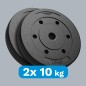 Zestaw obciążeń bitumicznych 2x10kg, otwór 31mm, REBEL ACTIVE Zestaw obciążeń bitumicznych 2x10kg, otwór 31mm, REBEL ACTIVE