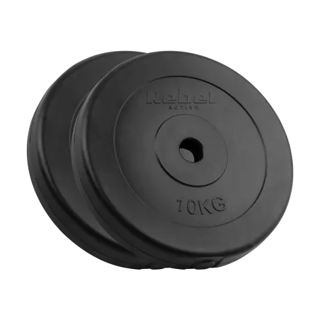 Obciążenie bitumiczne zestaw 2x10kg, otwór 31mm, talerz klasyczny, REBEL ACTIVE