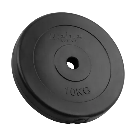 Zestaw obciążeń bitumicznych 2x10kg, otwór 31mm, talerz klasyczny, REBEL ACTIVE